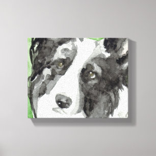 Leinwand Dog Art mit Border Collie