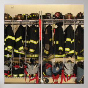 Leinwand-Druck-Bunker-Gang Poster