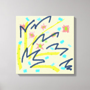 Leinwand drucken von Scribble Buds