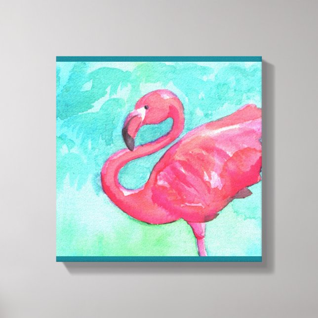 Leinwand Flamingo (Vorderseite)
