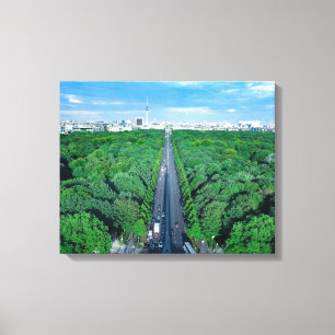 Leinwand-Foto-Druck Berlins Tiergarten Leinwanddruck