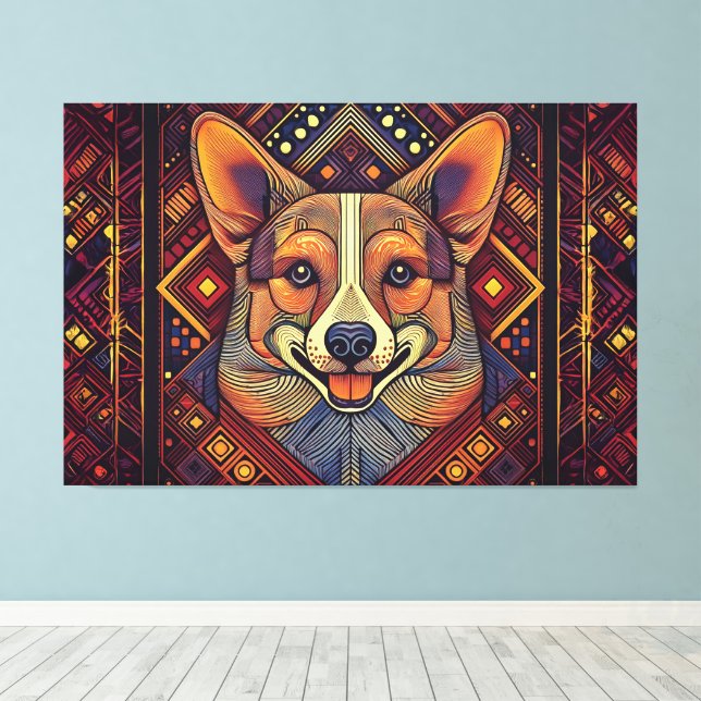 Leinwand für abstrakte Kunst (Insitu (Holzboden))