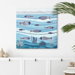 Leinwand für den Küstenmeer