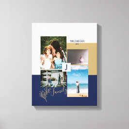 Leinwand für die FotoCollage der Modernen Farbblöc