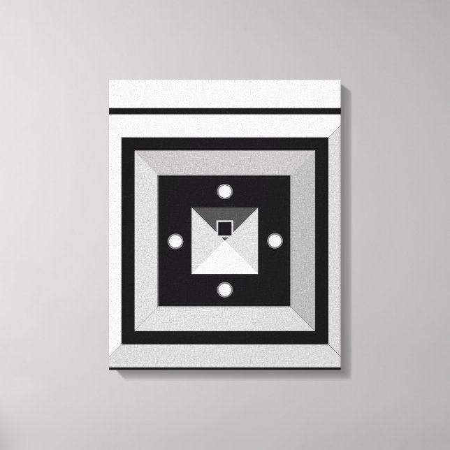 Leinwand für geometrische Abstrakte Kunst (Vorderseite)