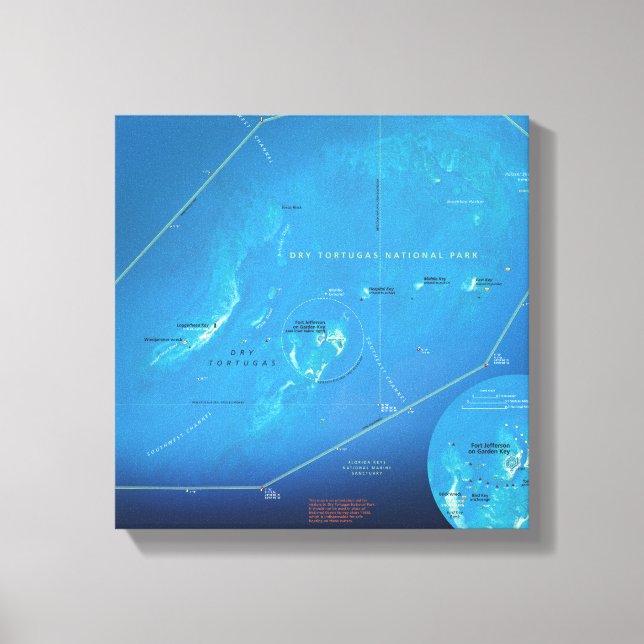 Leinwand für trockene Tortugas (Vorderseite)