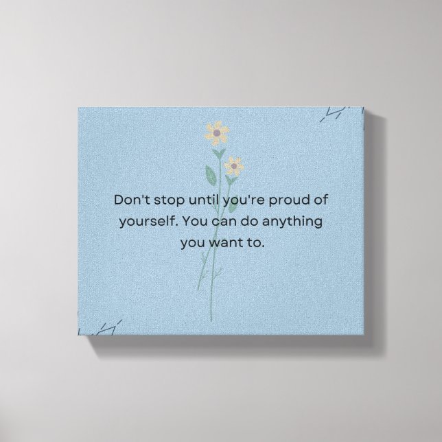 Leinwand gedruckt Design. (Vorderseite)