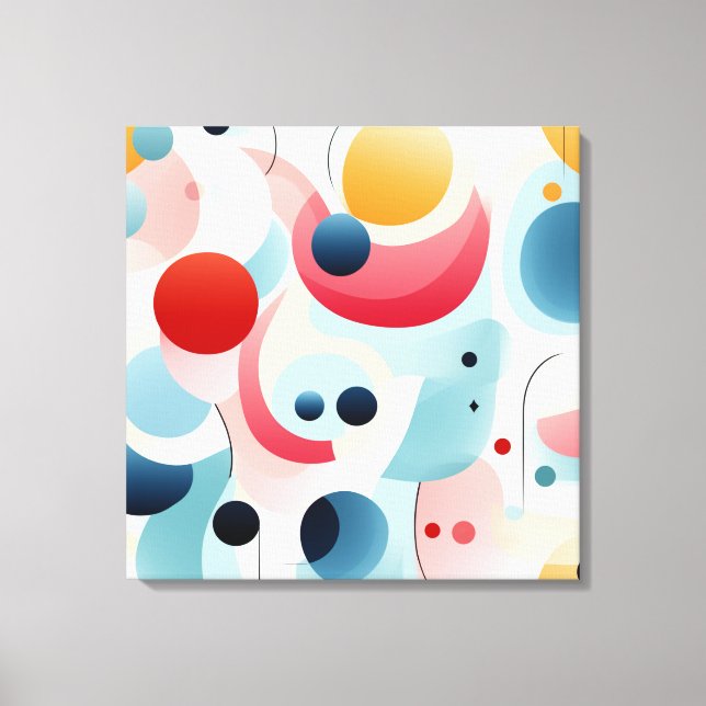 Leinwand geometrischer Art (Vorderseite)
