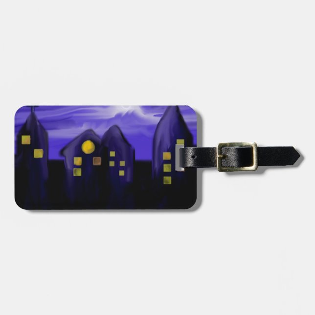 Leinwand Gepäckanhänger (Vorderseite horizontal)