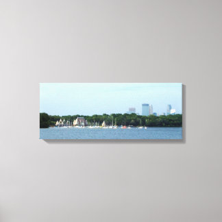 LEINWAND: Harriet-See & Minneapolis Skyline_ Leinwanddruck