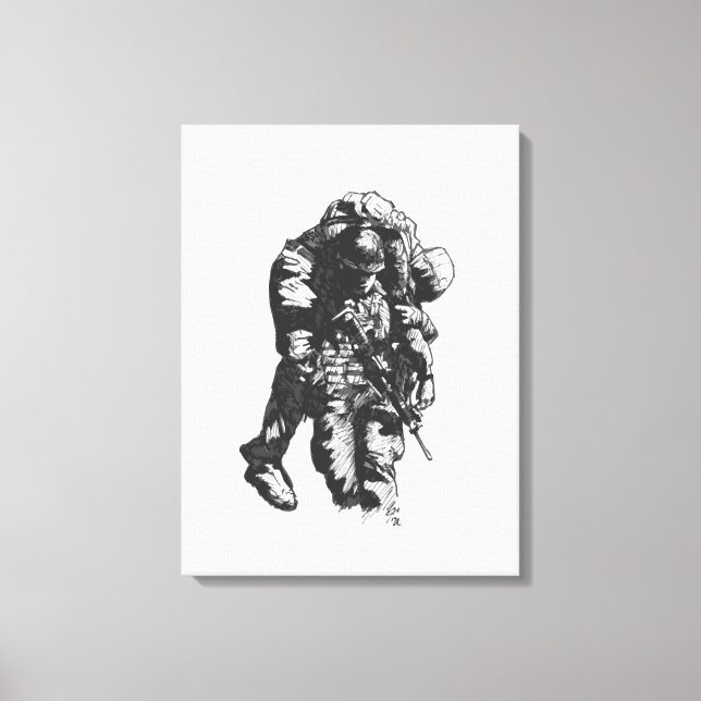 Leinwand "He Ain't Heavy" von Jaime Munt (Vorderseite)