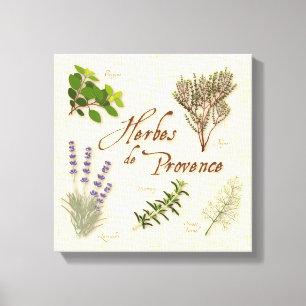 Leinwand Herbes de Provence