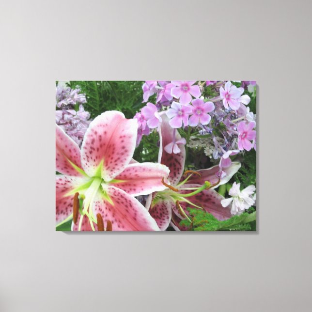 Leinwand hübscher Blume - 2 Panel (Vorderseite)