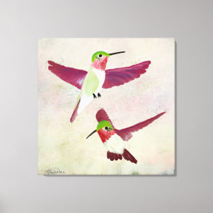 Leinwand Hummingbird Art