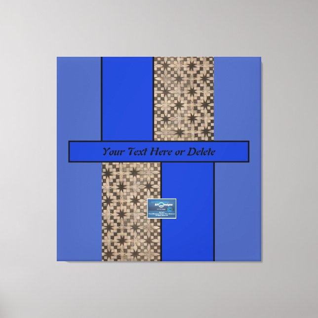 Leinwand Indigo(Blue LED S.C.C.)RFPMDesign ©️ 2023 (Vorderseite)