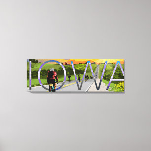 Leinwand Iowa Radfahren