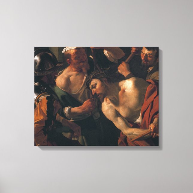 Leinwand Jesus Christus w. die Krone von Thorns (Vorderseite)