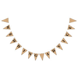 Leinwand-Jutefaser-Flagge "Hochzeits-Rat " Wimpelkette