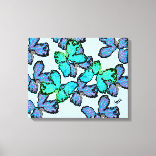 Leinwand: Kostenlos als Schmetterling Leinwanddruck