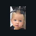 Leinwand Li'l Princess Foto<br><div class="desc">Große Foto Leinwand Wall Art. Unsere li'l Princess. Kind Foto. Mädchen.</div>