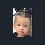 Leinwand Li'l Princess Foto<br><div class="desc">Große Foto Leinwand Wall Art. Unsere li'l Princess. Kind Foto. Mädchen.</div>