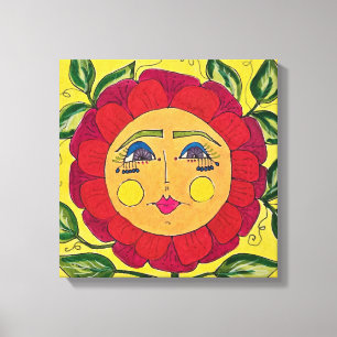 Leinwand Malerische Blumen