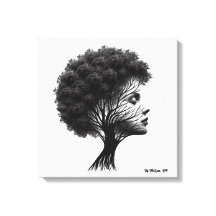 Leinwand Mauer Kunst der Widerstandsfähigkeit und