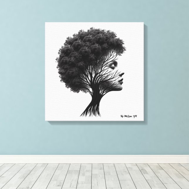 Leinwand Mauer Kunst der Widerstandsfähigkeit und  (Insitu (Holzboden))