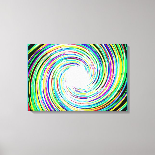 Leinwand Mehrfarbig Spark Swirl (Vorderseite)