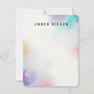 Leinwand Mitteilungskarte