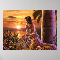 Leinwand "Nile Sunset" Art