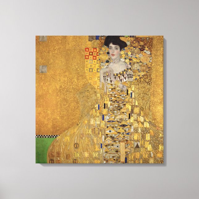 LEINWAND PANEL : GUSTAV KLIMT : ADELE BLOCH BAUER (Vorderseite)