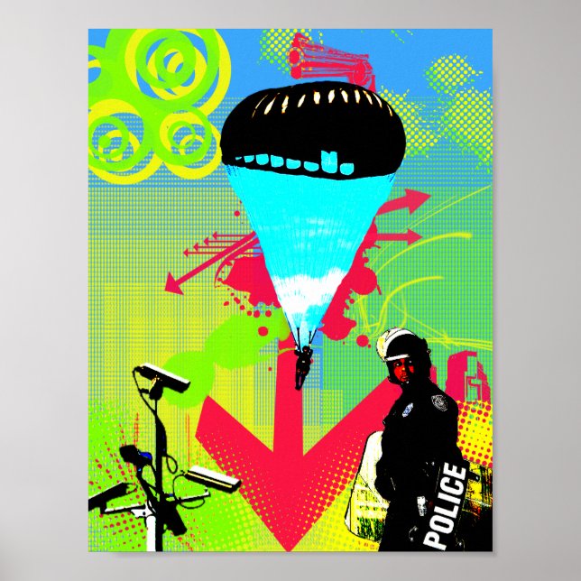Leinwand "Patriot Act" Poster (Vorne)