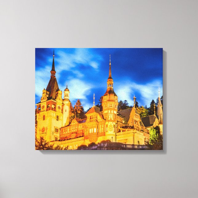 Leinwand Peles Schloss Sinaia (Vorderseite)