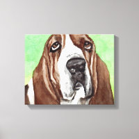 Leinwand Prints von Basset Hound