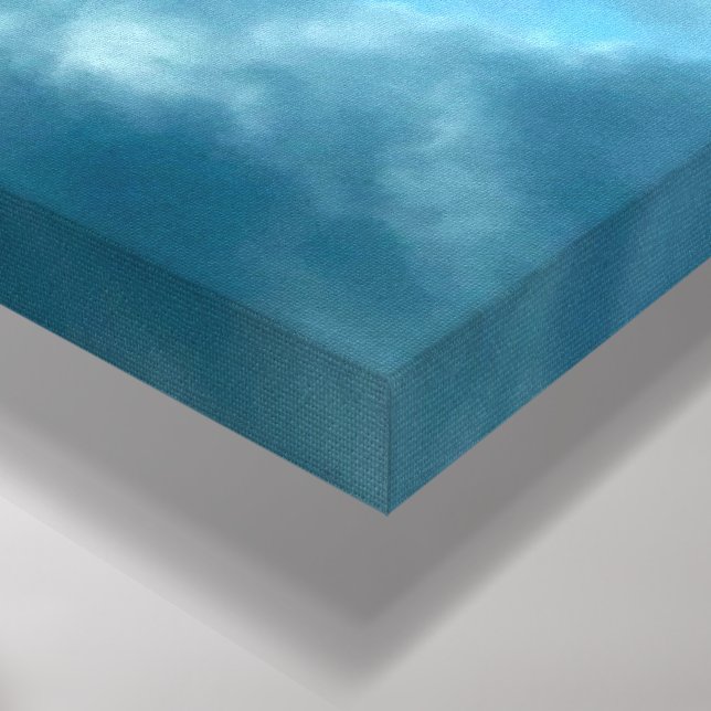 Leinwand "Regenbogen nach dem Sturm" (Ecke(Unten))