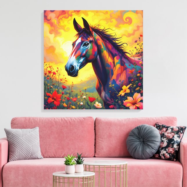 Leinwand Reiten (Insitu (Wohnzimmer))