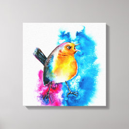 Leinwand Robin Watercolor