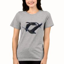 Leinwand-T - Shirt "Flying Gese Bella"