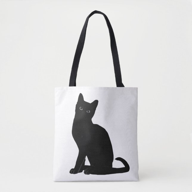 Leinwand Tasche Katzendesign (Vorderseite)