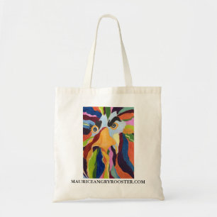 Leinwand Tasche mit Maurice Angry Rooster