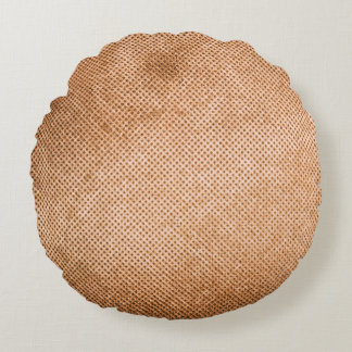 Leinwand Textur Vintager Hintergrund. Vintag, alt, Rundes Kissen