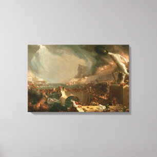 Leinwand The Course of Empire Zerstörung Cole T.