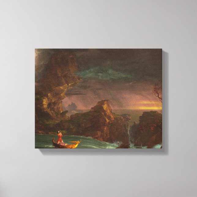 Leinwand The Voyage of Life, Manhood, Thomas Cole (Vorderseite)