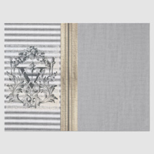 Leinwand-tickendes Monogramm-Seidenpapier Seidenpapier