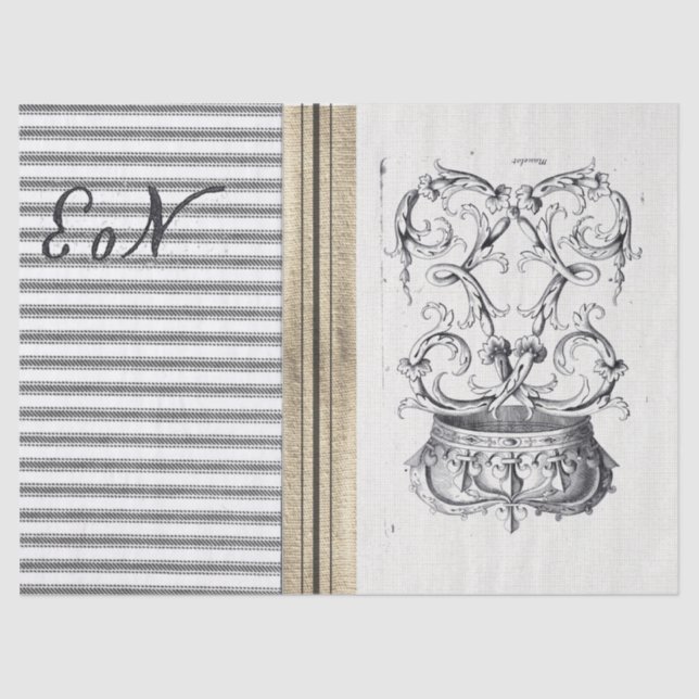 Leinwand-tickendes Seidenpapier (Vorderseite)