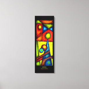 Leinwand umwickelt, Balance, Acrylmalerei