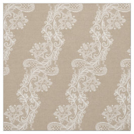 Leinwand-und Spitze-romantisches Shabby Stoff