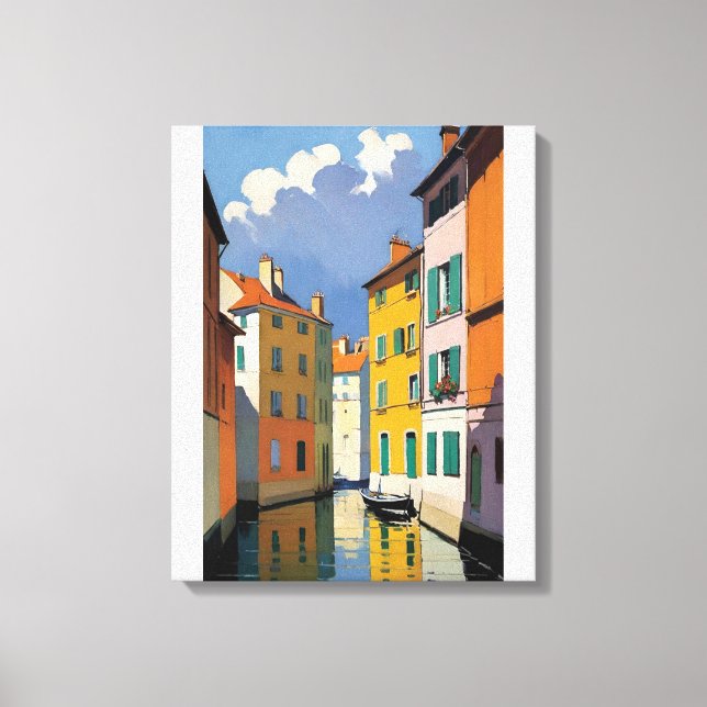 Leinwand Venedig Kunst, Dichtung und Musik (Vorderseite)
