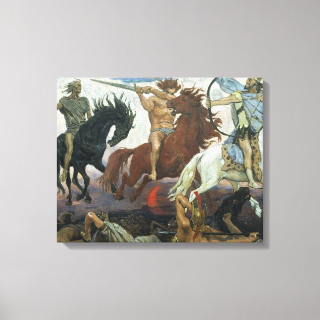 Leinwand Vier Sperma der Apokalypse Viktor Vasnets (Vorderseite)
